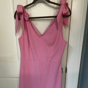 BCBGenerations Pink Mini Dress with Bow-tie sholders